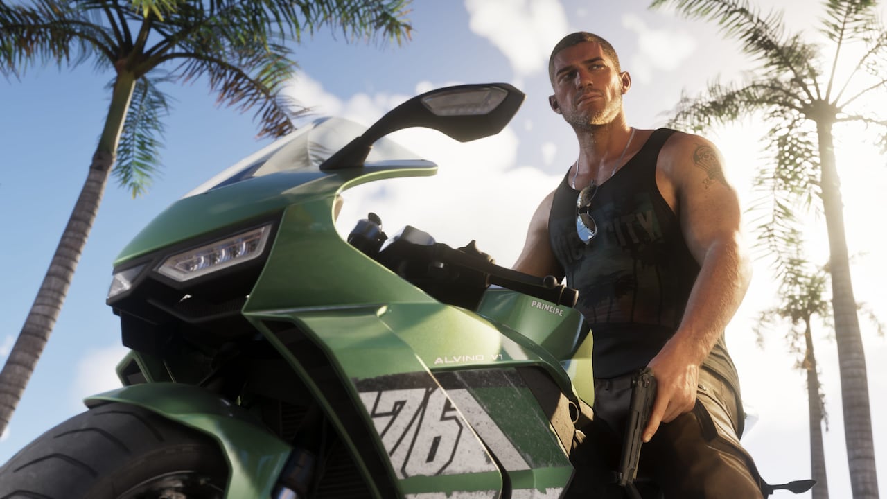 Jason Duval in Rockstar Games' official Grand Theft Auto VI promotional image