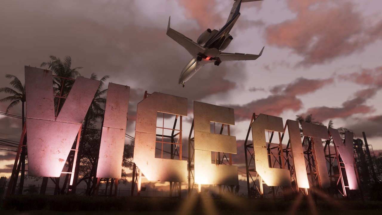 Official Rockstar Games screenshot of Vice City, Grand Theft Auto VI