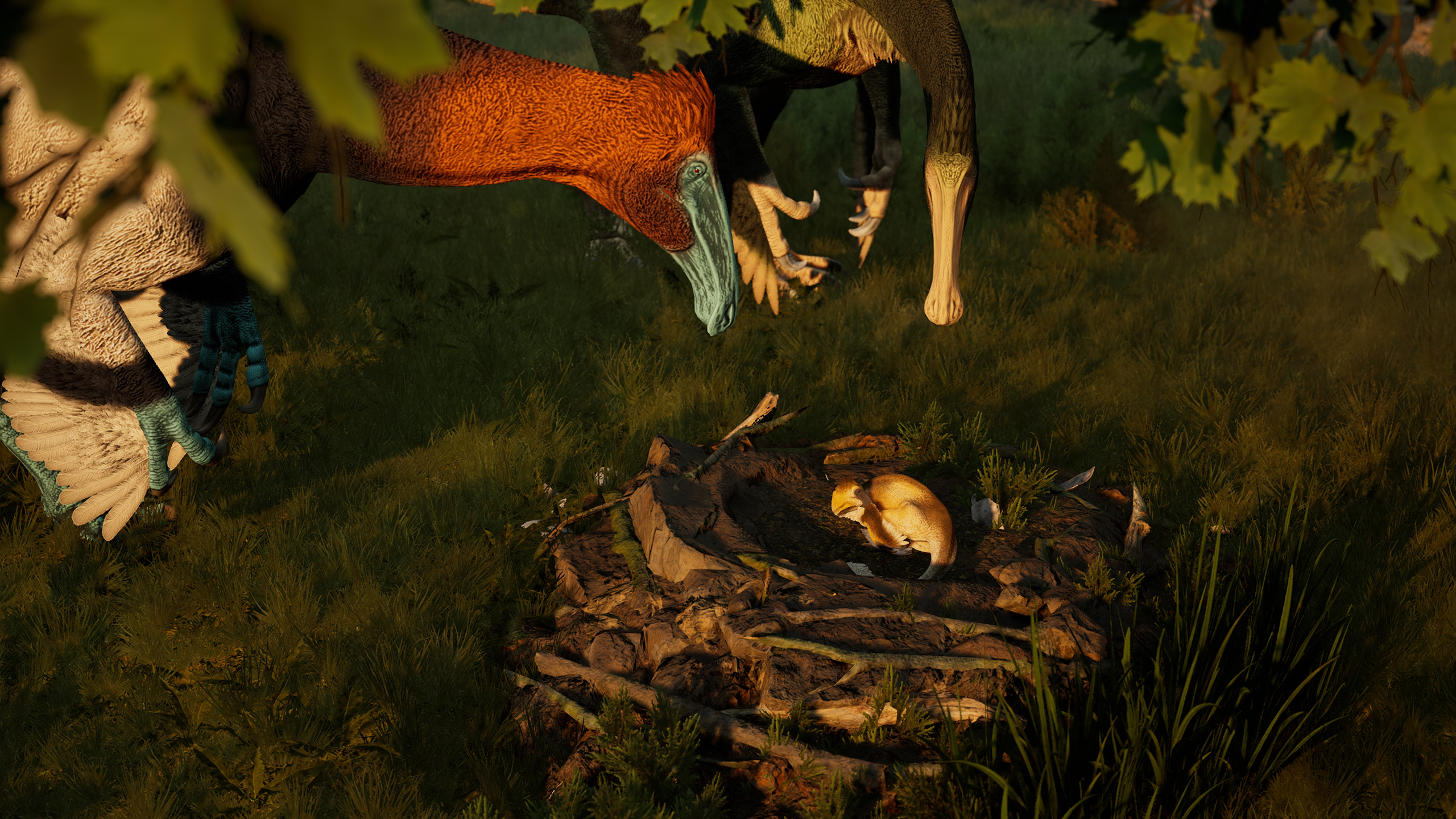 Path of Titans baby Deinocheirus official promotional screenshot